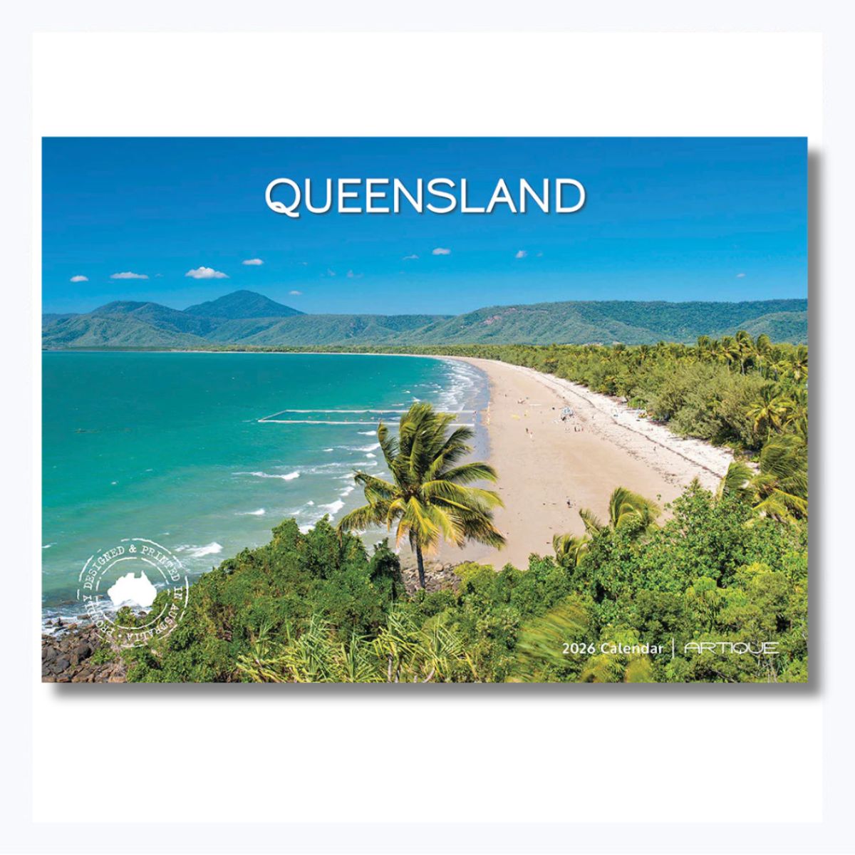 2026 Calendar Queensland Australia Beaches
