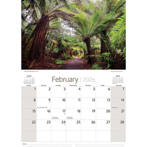 2026 Calendar Australian Rainforests