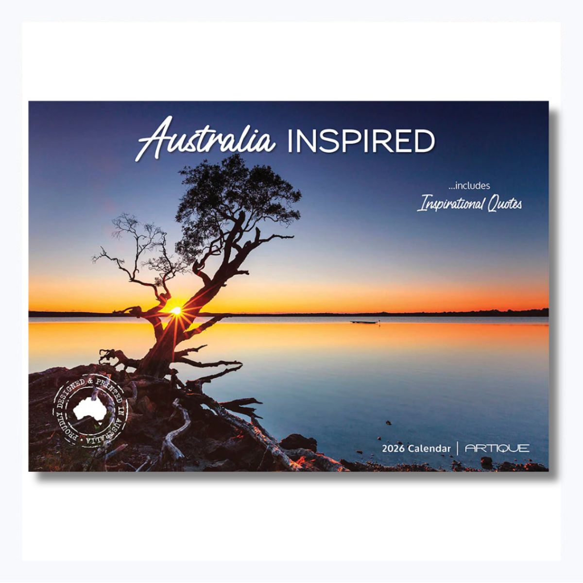 2026 Calendar Australian scenes and inspirational quotes