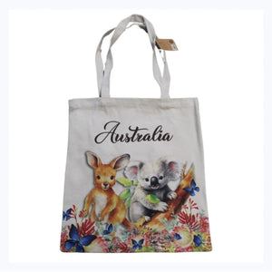 Australia-tote-bag-kangaroo-koala-flowers