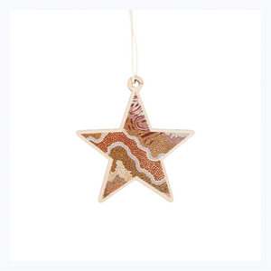 Aboriginal-Christmas-Star-Decoration-Salt-Water -Lake