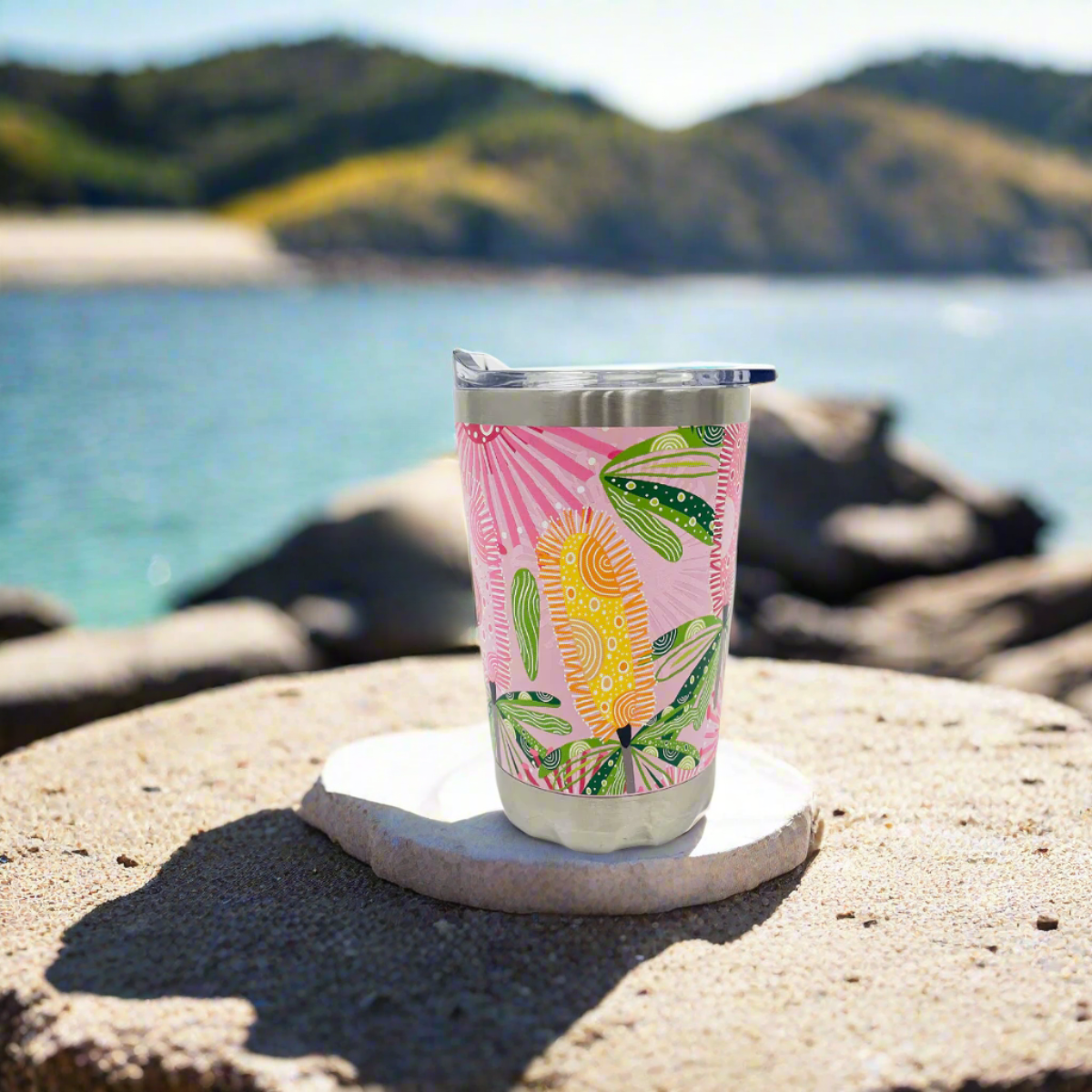 Pink Banksia Australian Coffee Mug
