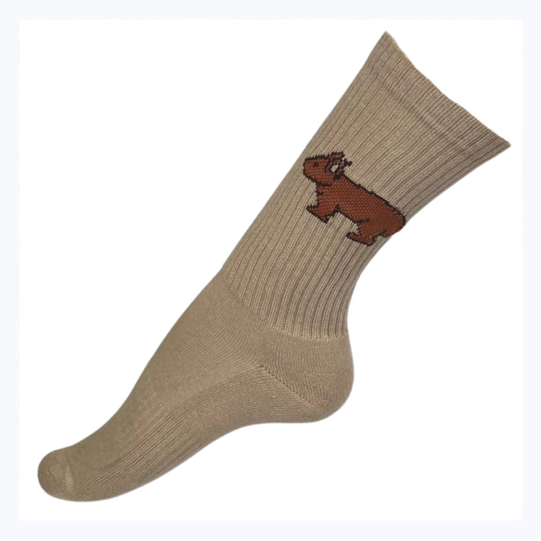 socks wombat crew sand australian made souvenir