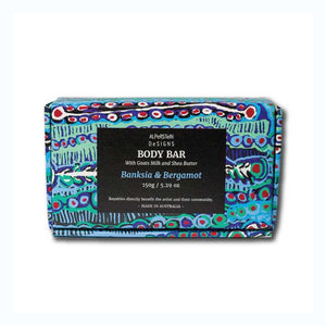 Aboriginal Art Gift Box - Banksia Handcream and Body Bar