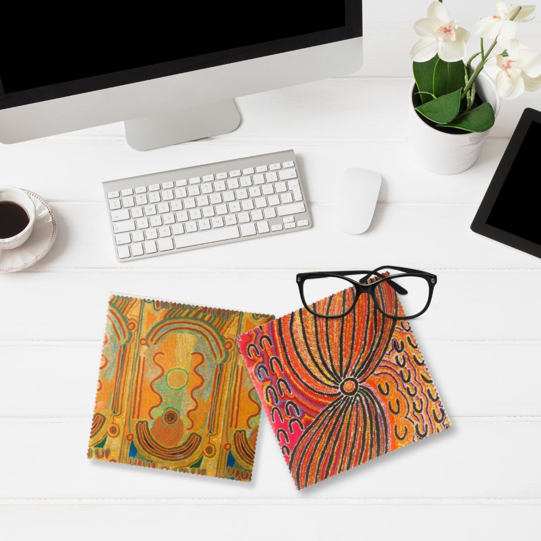 aboriginal lens cloth liddy walker lightweight australian gifts for overseas