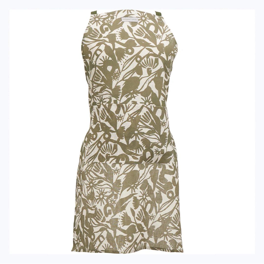 apron linen abstract gums