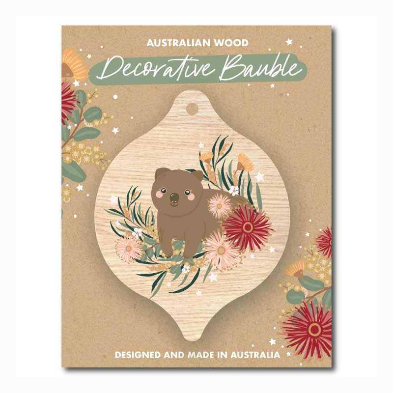australian-christmas-decoration-wooden-wombat