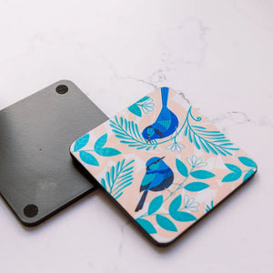 coaster blue wren