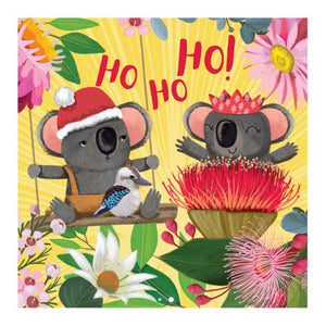 festive-koalas-and-kookaburra