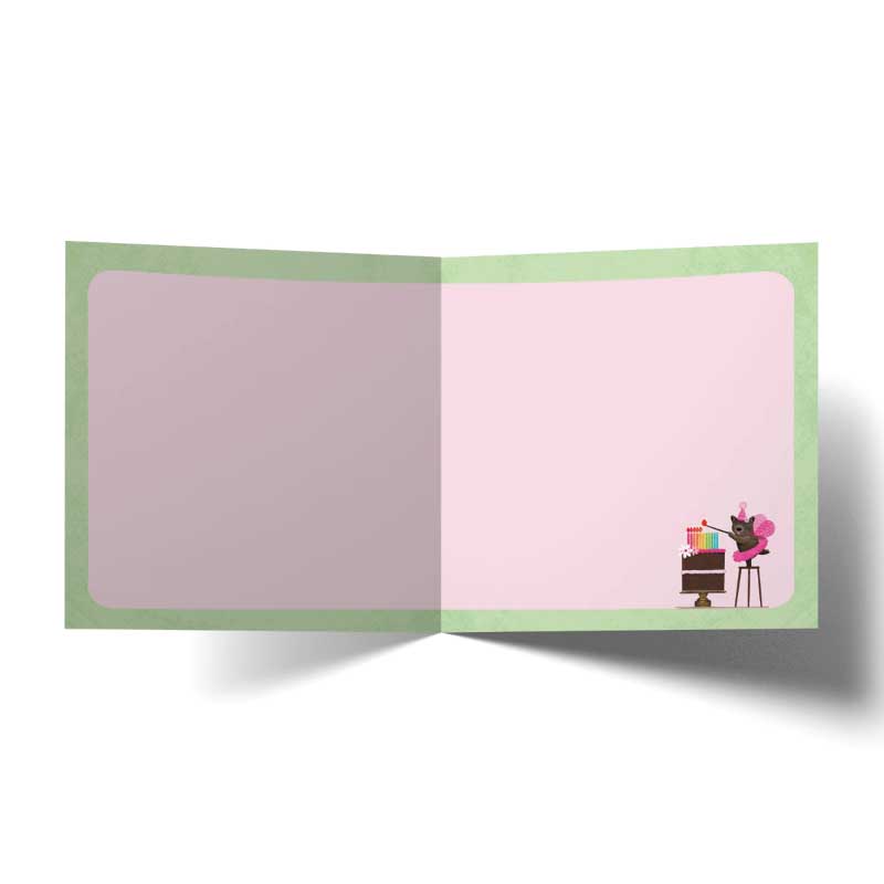 La La Land Card Birthday Sweetie Wombat