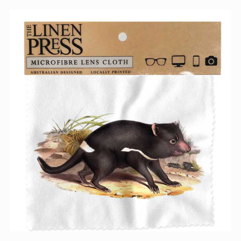 lens cloth tasmanian devil john gould