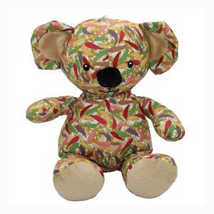 plush-toy-koala-wattle-and-coloured-gum-leave