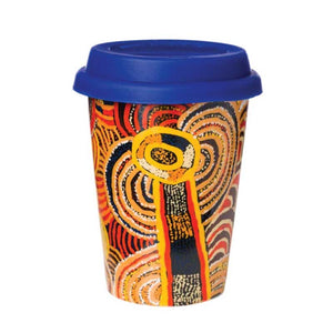 aboriginal art coffee mug nora davidson