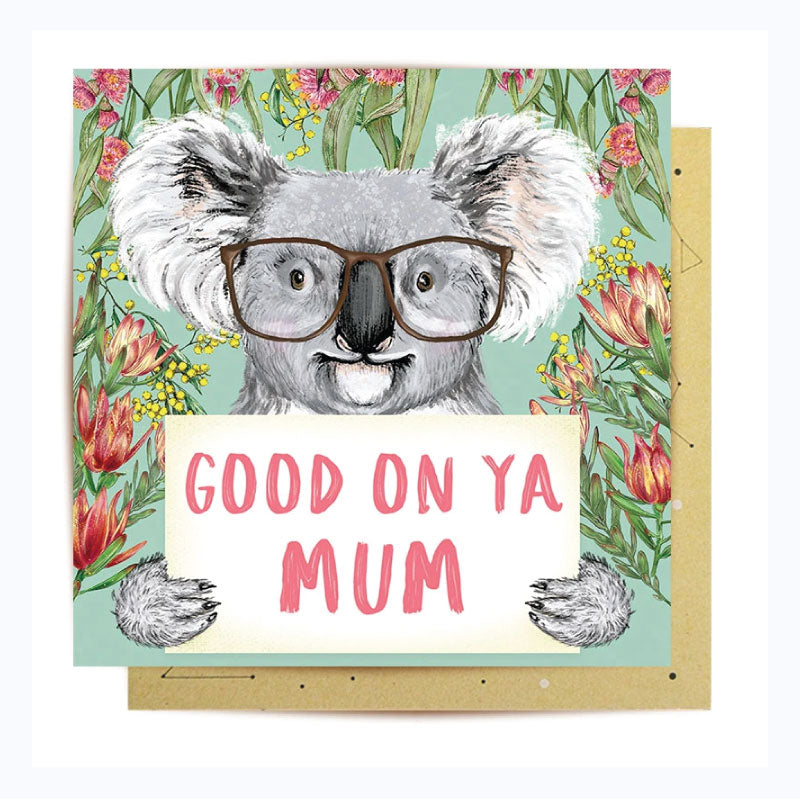 greeting card australian mothers day koala