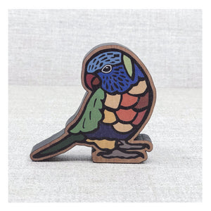 rainbow lorikeet figurine