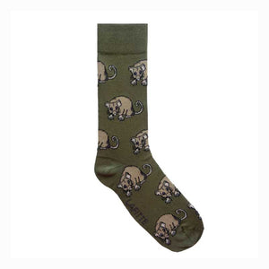 Pygmy Possum Socks - Bamboo - Khaki (Mens)