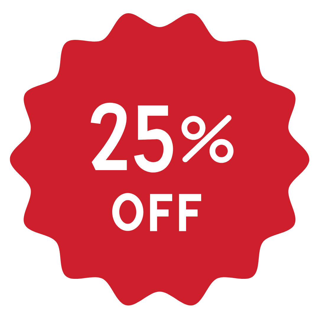 25% OFF