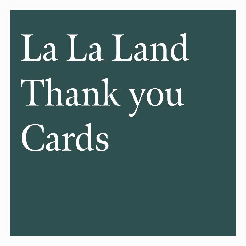 La La Land Thank You Cards