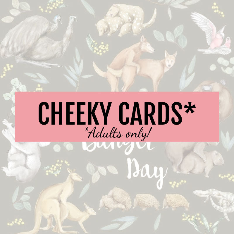 Australian Greeting Cards - Cheeky