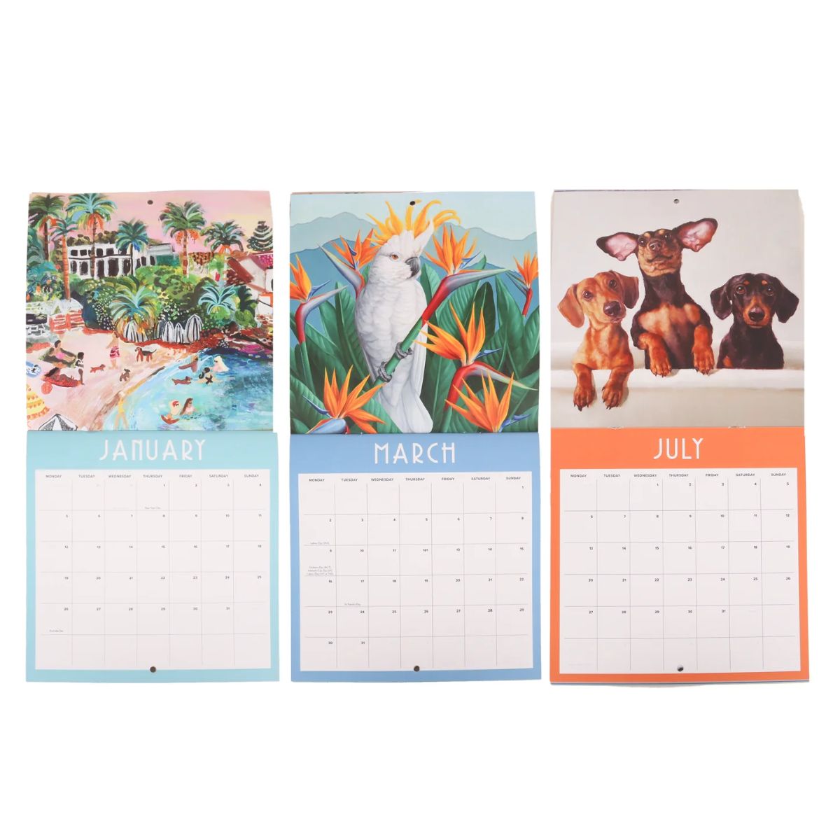 2026 La La LAnd Calendar Artists