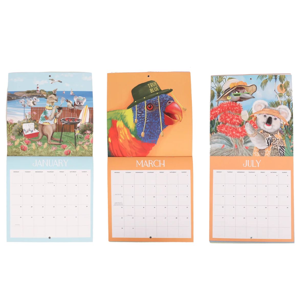 2026 Calendar La La Land Aussie