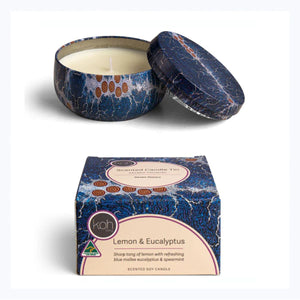 aboriginal candle lemon and eucalyptus