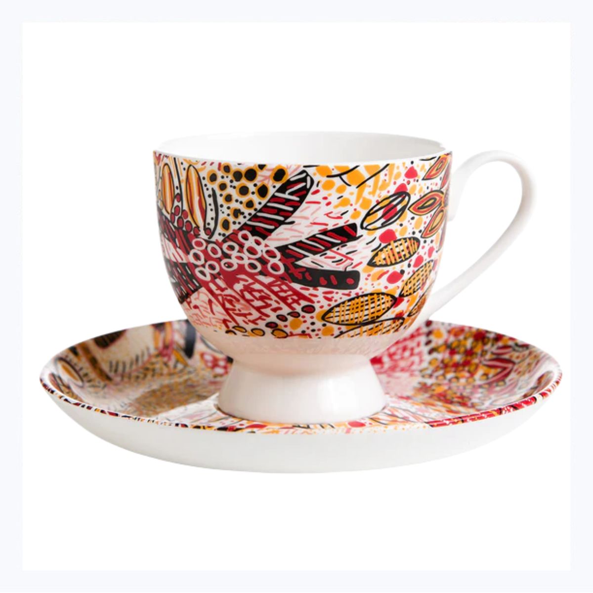 aboriginal teacup saucer mary moreen