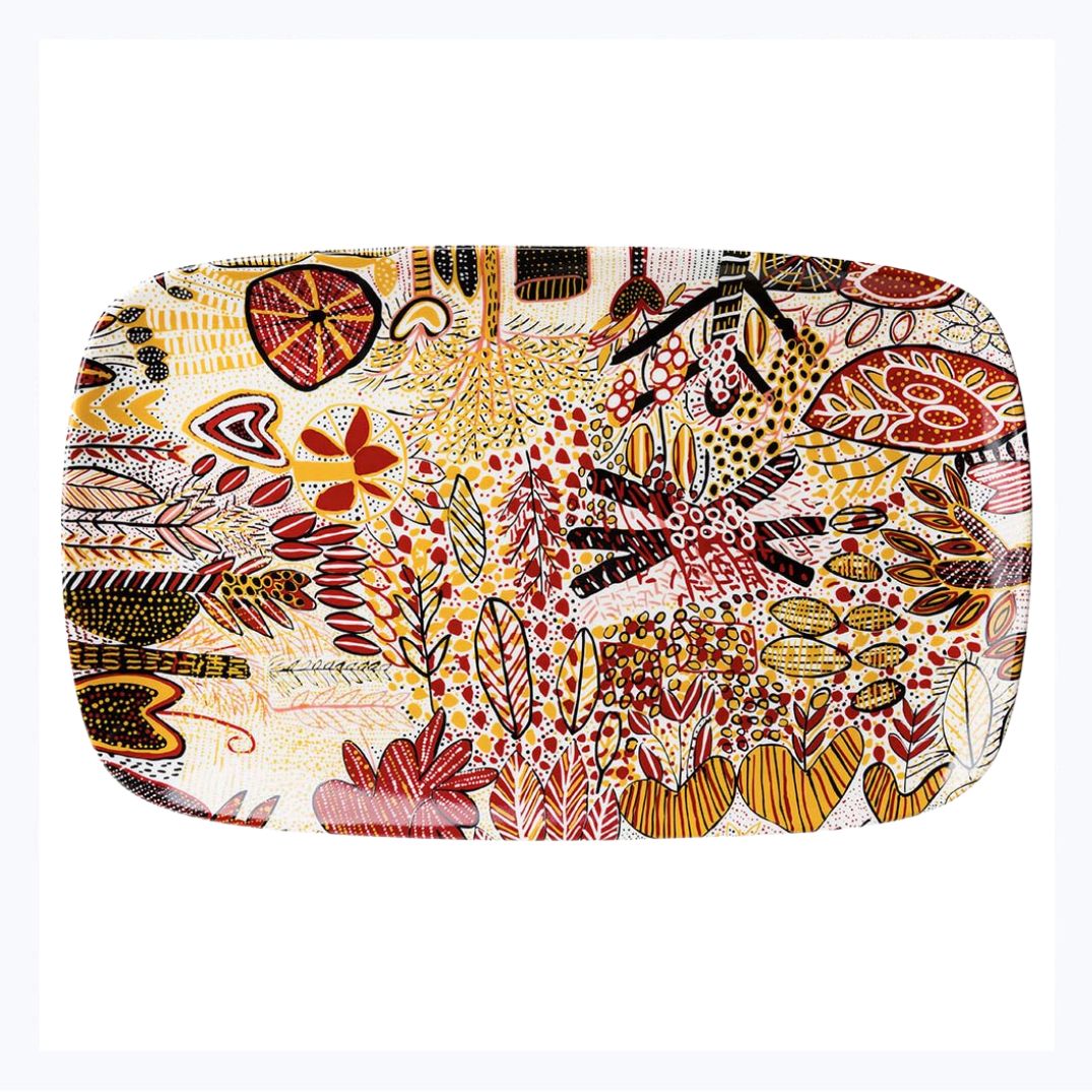 aboriginal platter mary moreen ceramic tiwi artist