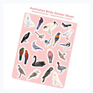 Australian Birds Sticker Sheet