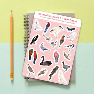 Australian Birds Sticker Sheet