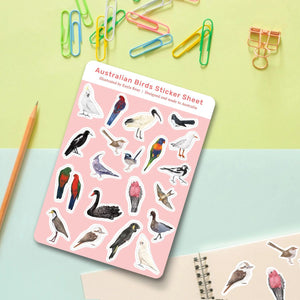 Australian Birds Sticker Sheet