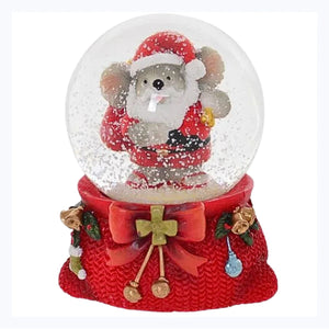 Australian Christmas Koala Snow Globe