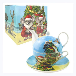 australian christmas teapot for one koala beach