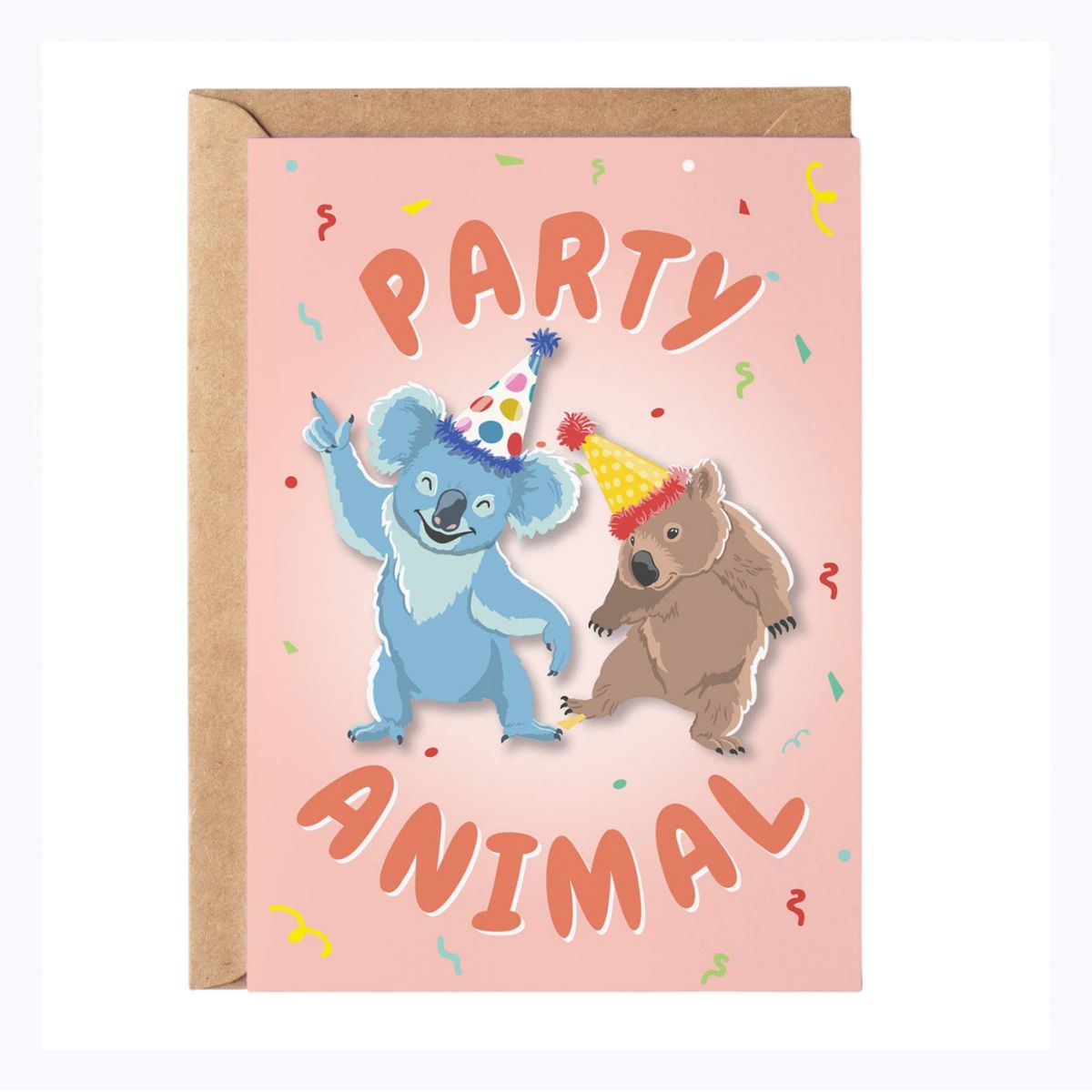 Australian_birthday_card_party_animal_koala_wombat