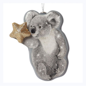 Australian xmas koala decoration star gold