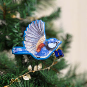 aussie xmas decoration 2024 fairy wren