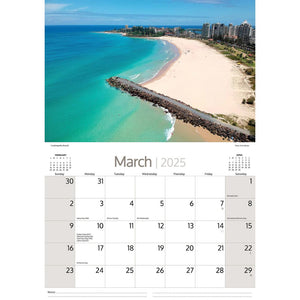 Calendar 2025 Gold Coast Queensland Australia