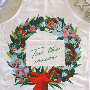 Christmas Wreath Apron