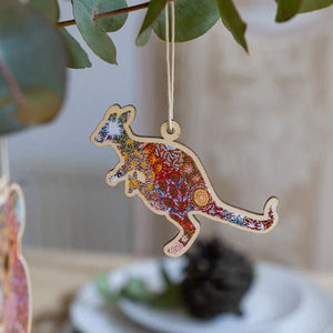 Aboriginal Christmas Kangaroo Decoration Grandmothers Country