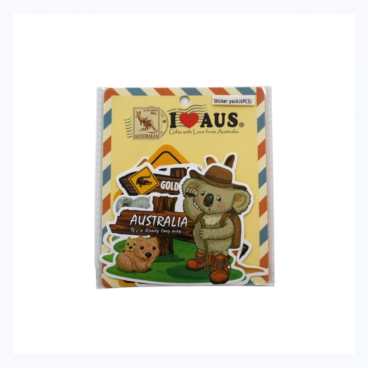 Australian Sticker Packet (6psc)