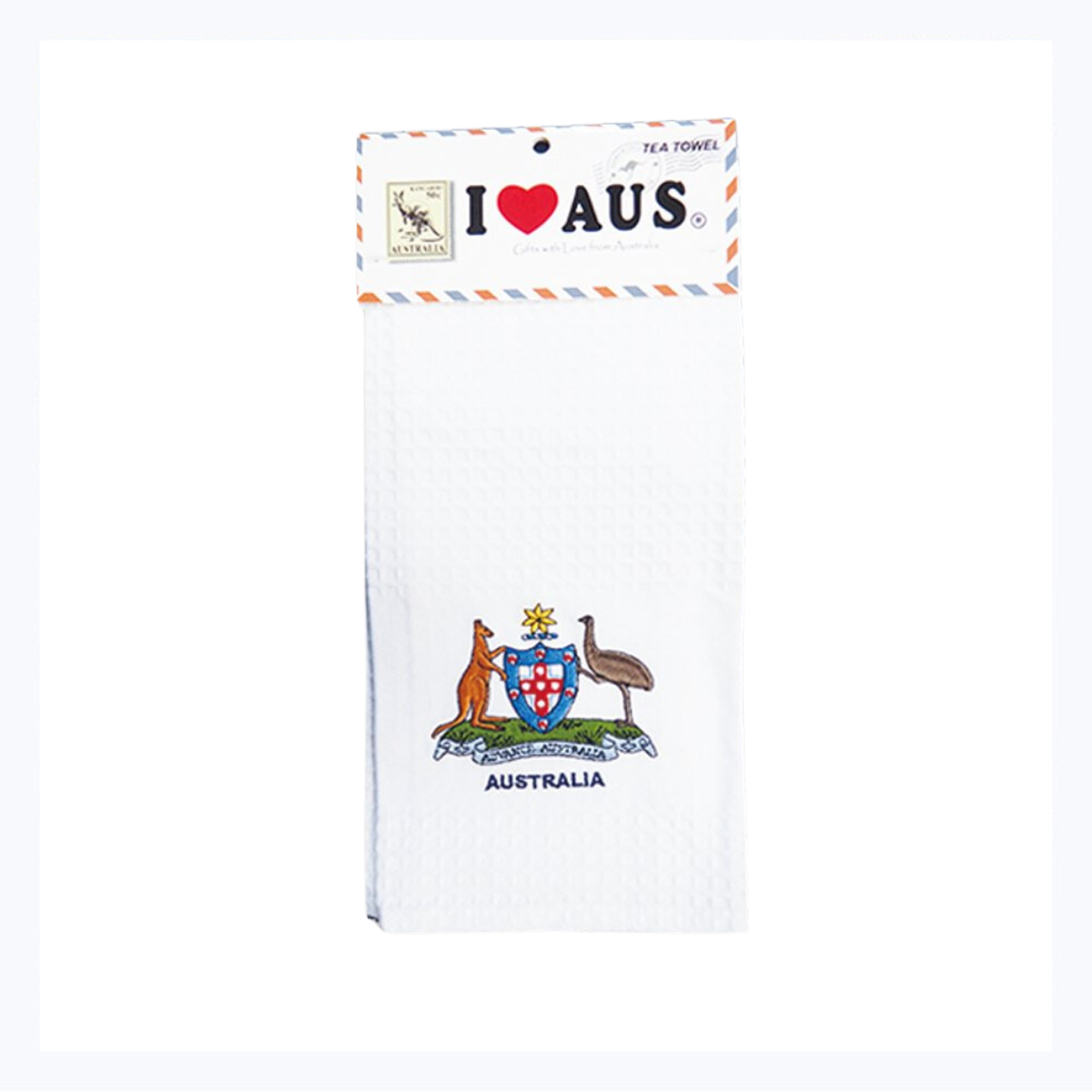 Tea Towel Australian Emblem