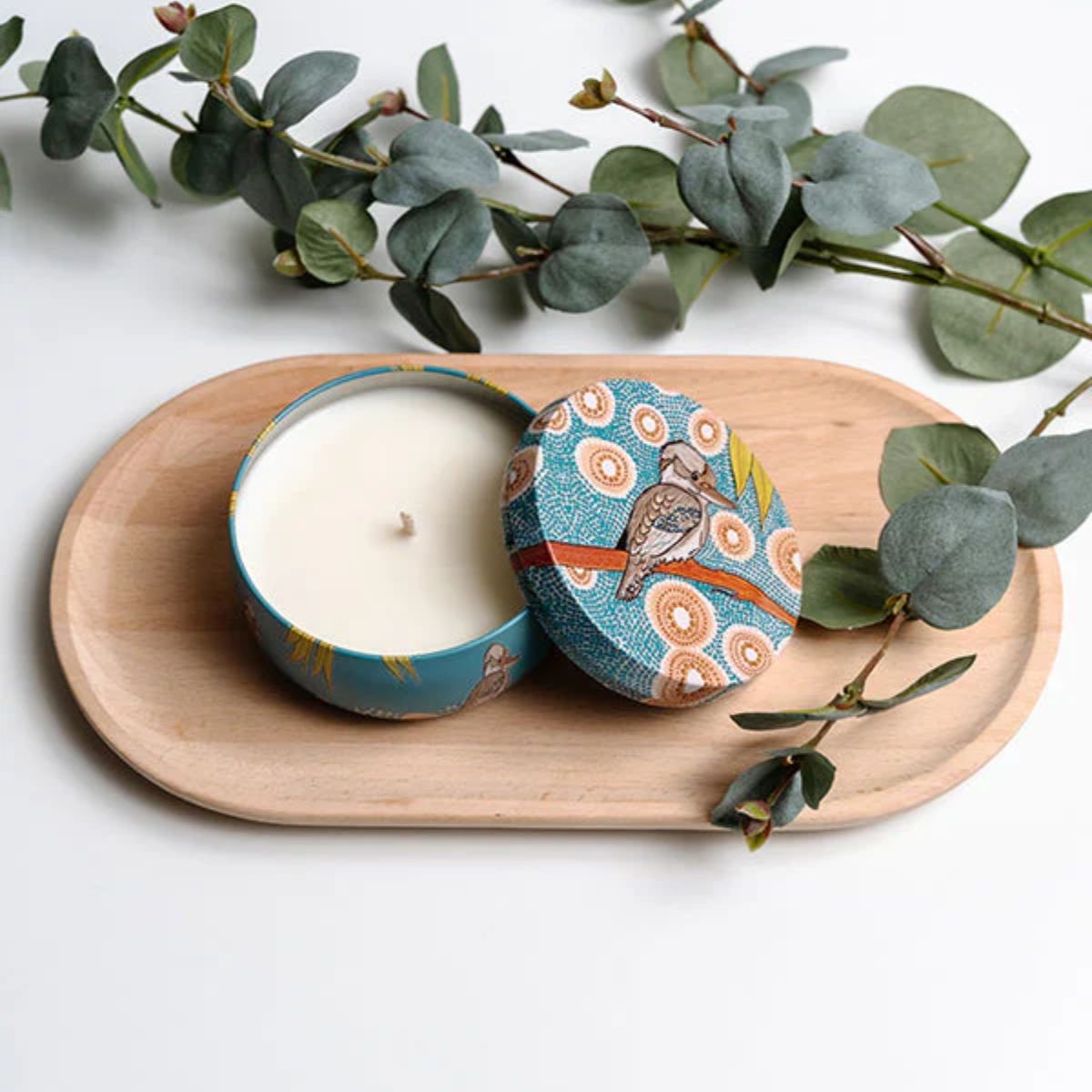 Aboriginal Candle Blue Gum and Eucalyptus