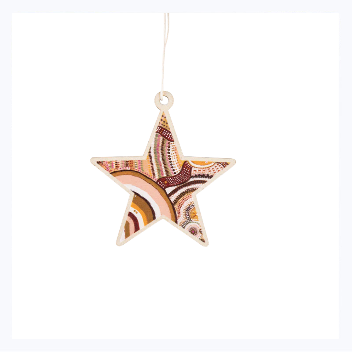 Aboriginal Christmas Star Decoration Journeys In The Sun