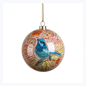 Aboriginal Bauble Blue Wren