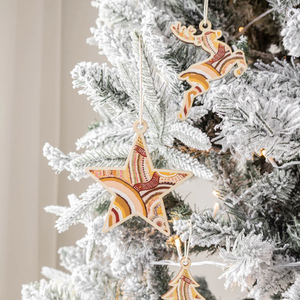 Aboriginal Christmas Star Decoration Journeys In The Sun