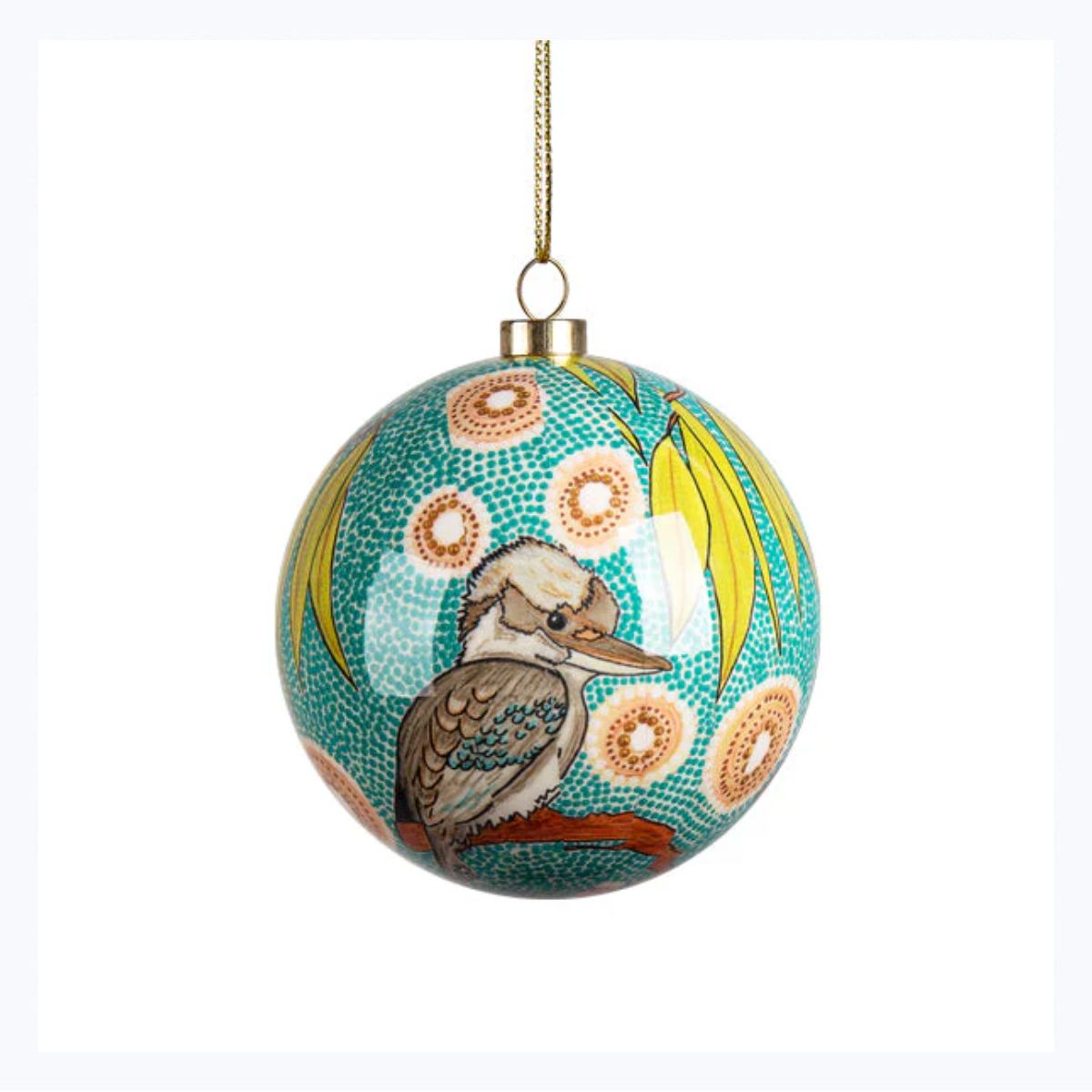 Aboriginal Bauble Kookaburra