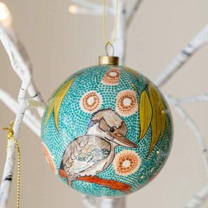 Aboriginal Bauble Kookaburra