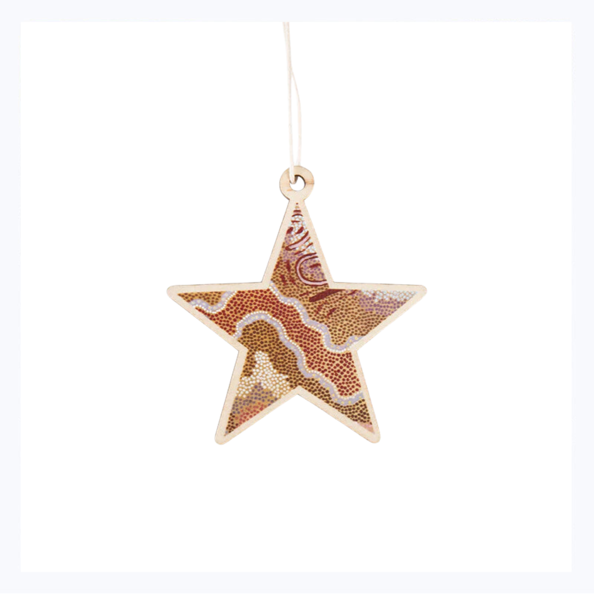 Aboriginal-Christmas-Star-Decoration-Salt-Water -Lake
