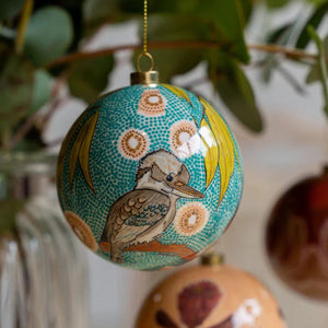 Aboriginal Bauble Kookaburra