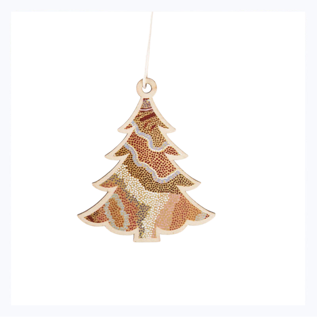 Aboriginal -Christmas-Tree-Decoration Salt-Water-Lake